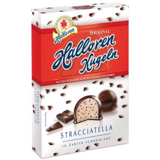 Halloren Čokoládové koule s lahodnou stracciatella náplní 125g