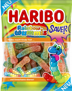 Haribo Rainbow Wummis kyselé 160g - Originál z Německa