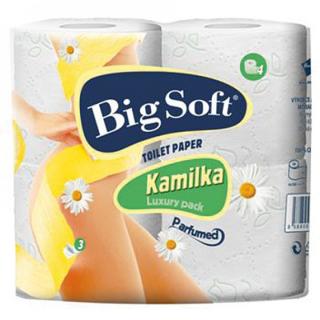 Kamilka Big Soft Luxury pack Toaletní papír třívrstvý 4ks á 160 útržků