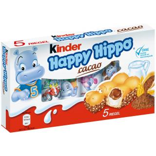 Kinder Happy Hippo Kakaové - výhodné balení 5ks - Originál z Německa