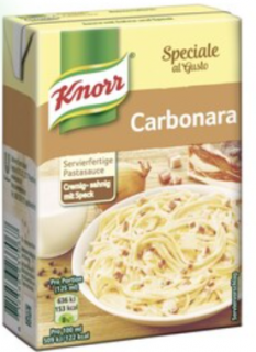 Knorr Omáčka na těstoviny Carbonara 352ml