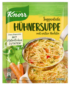 Knorr Slepičí polévka s nudlemi 750ml - 3 porce
