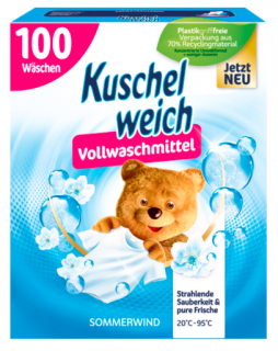 Kuschelweich Waschmittel Sommerwind Prášek na praní se svěží vůní 100 Pracích cyklů