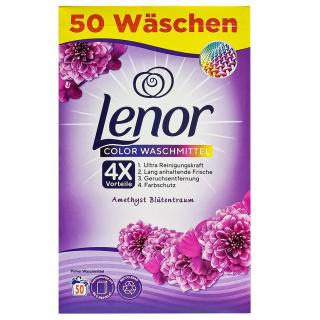 Lenor Amethyst Blütentraum Prášek na praní 2v1 XL 50 Pracích cyklů
