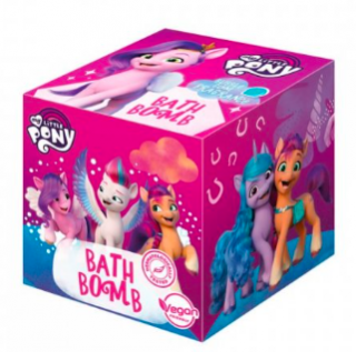 Little Pony Bath Bomb Velká šumivá barvicí koule do koupele pro děti 165g