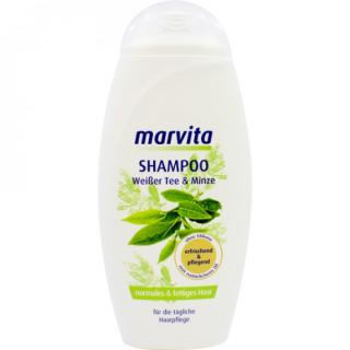 Marvita Šampon pro komplexní péči o vlasy 300ml Bílý čaj & Máta