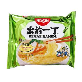 Nissin Demae Ramen Instantní Nudlová Asijská polévka s kuřecí příchutí 100g
