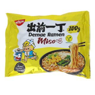 Nissin Demae Ramen Instantní Nudlová Asijská polévka s miso příchutí 100g