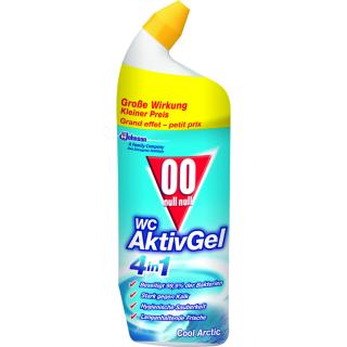 Null-Null Aktiv Gel WC čistič 750ml Cool Arctic