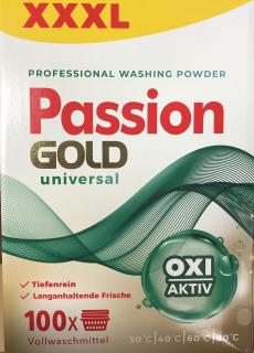 Passion Gold Universal Oxi Aktiv Prášek na praní bílého a barevného prádla XXL 100 Pracích cyklů
