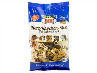 Perfecto Dog Mix žvýkacích masové kostiček a srdíček 100g