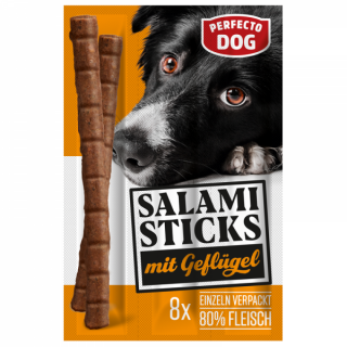 Perfecto Dog Salami Sticks Masové salámky drůbeží 8ks