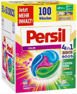 Persil Discs Color Tiefen Rein PLUS 4v1 100 Pracích cyklů