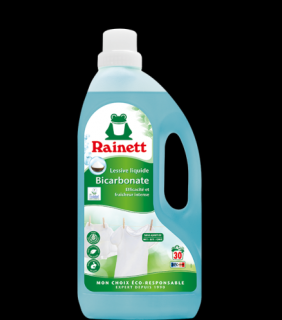 Rainett Bicarbonate Gel na praní bílého prádla 30 Pracích cyklů (1,5l) - NOVÉ SLOŽENÍ - BIO