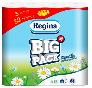 Regina XXXL Big Pack Toaletní papír třívrstvý 32 ks á 120 útržků