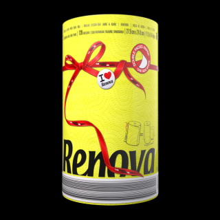 Renova Extra velká kuchyňská role dvouvrstvá 1ks á 120 útržků - Žlutá