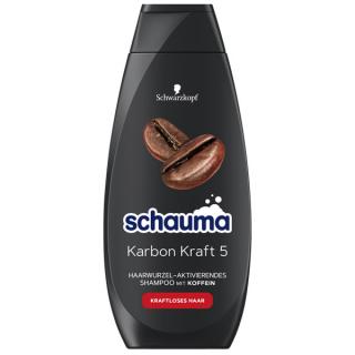 Schauma Karbon Kraft 5 Speciální vyživující šampon s kofeinem 400ml