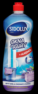 Sidolux na Okna a Rámy s vůní Levandule a Marseillského mýdla 1L