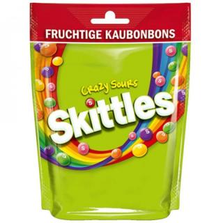 Skittles Crazy Sours 160g - ORIGINÁL Z NĚMECKA