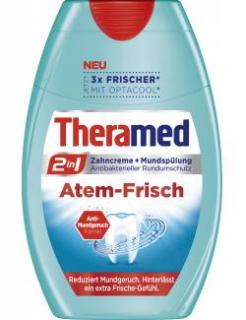 Theramed 2v1 Atem Frisch zubní pasta + Ústní voda 75ml