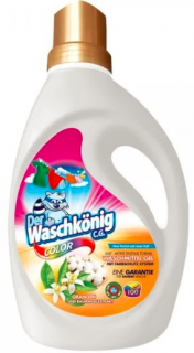 Waschkönig Color Orangen & Baumwolle XXL Gel na praní bílého a barevného prádla 100 Pracích cyklů