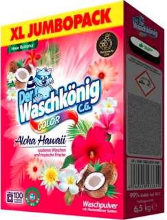 Waschkönig Color prášek na praní Aloha Hawaii XXL 6,5 kg - LIMITOVANÁ EDICE