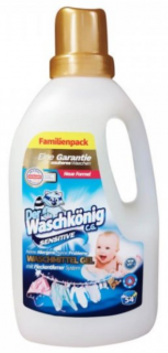 Waschkönig Sensitive Gel na praní bílého i barevného prádla 54 Pracích cyklů