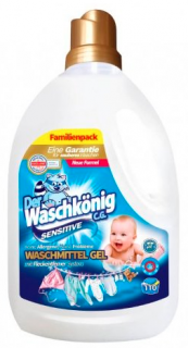 Waschkönig Sensitive XXL Gel na praní pro citlivou pokožku 110 Pracích cyklů
