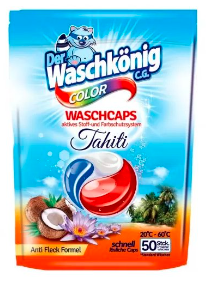 Waschkönig TrioCaps Tahiti Color Premium 50ks