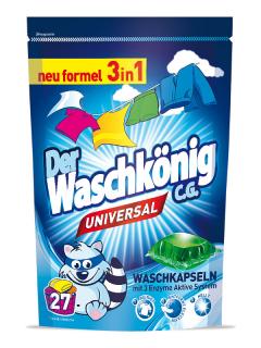 Waschkönig universal waschkapseln 3in1 prací kapsle 27 ks