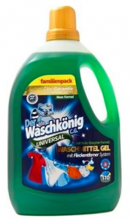 Waschkönig Universal XXL Gel na praní bílého a barevného prádla 110 Pracích cyklů