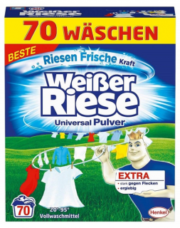 Weisser Riese Prášek na praní 70 Pracích cyklů