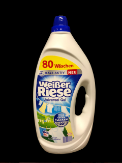 Weisser Riese XXXL Universal Gel na praní 80 Pracích cyklů - NOVÉ SLOŽENÍ