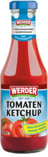 Werder Kečup bez přidaného cukru 450ml