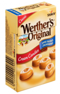 Werther's Original karamelové bonbony bez cukru 42g - ORIGINÁL Z NĚMECKA