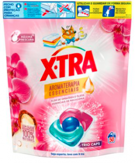 X-Tra Color Aromatherapie Orchidej & Makadamiový Olej Kapsle na praní 50 Pracích cyklů
