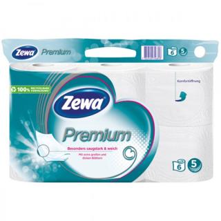 Zewa Premium Toaletní papír pětivrstvý 6ks á 110 útržků