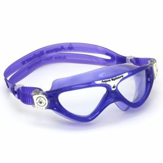Aqua Sphere plavecké brýle Vista Junior CLEAR LENS Barva: fialová/bílá