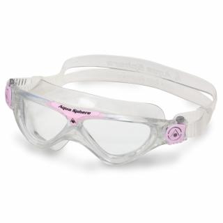 Aqua Sphere plavecké brýle Vista Junior CLEAR LENS Barva: třpytivá/růžová