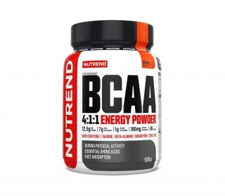 BCAA 4:1:1 ENERGY POWDER, 500 g, pomeranč
