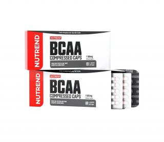 BCAA COMPRESSED CAPS, 120 kapslí,