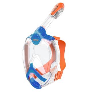 Celoobličejová maska SeacSub Unica modro/oranžová Velikost: L/XL