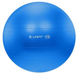 Gymnastický míč Lifefit Anti-burst 75 cm, modrý