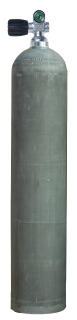 Láhev MES Hliníková tlaková 5,7L (207 Bar) S40 Varianta: Láhev vč. monoventilu O2