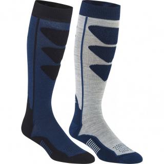 Lyžařské ponožky Bula Alpine Ski Sock 2pack modrá Velikost: L
