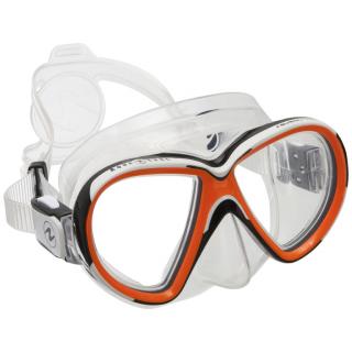 Maska Aqualung Reveal X2 silikon transparent oranžová Barva: oranžová