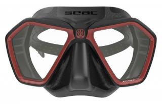 Maska SeacSub Eagle černý silikon Barva: červená