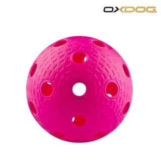 Míček florbalový Oxdog Rotor barevný Barva: růžová