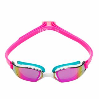 Michael Phelps plavecké brýle XCEED PINK TITANIUM MIRROR Barva: růžová