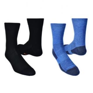 Ponožky Vavrys Lighttrek CMX 2pack černá-modrá Velikost: 34-36